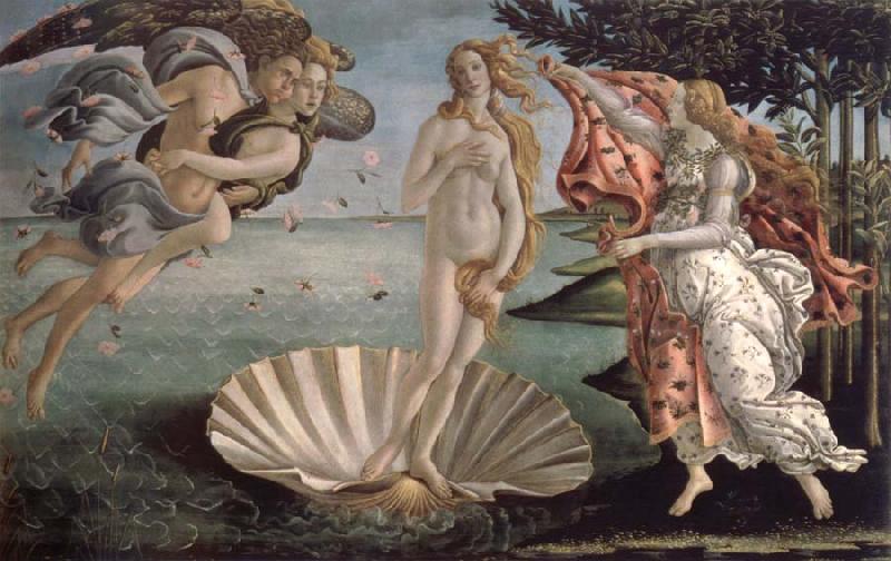 Sandro Botticelli birth of venus Sweden oil painting art